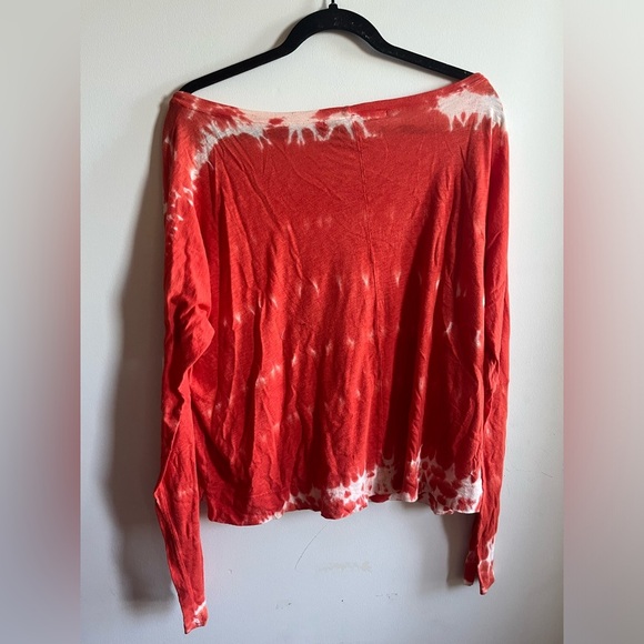 Michael Stars Red Tie-Dye Women's Top O/S - Picture 8 of 9